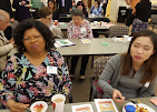 Alternative Therapy team members sharing a meal together